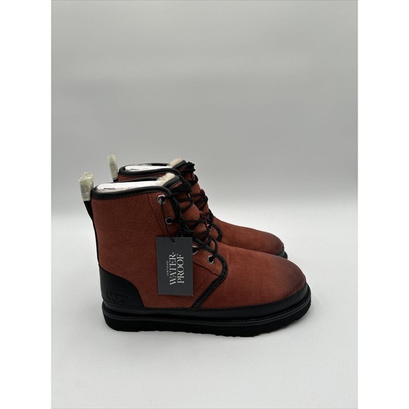 UGG HARKLEY WATERPROOF RED OXIDE LEATHER MEN\'S HIKING BOOTS SIZE US 5/ UK 4 main image 2